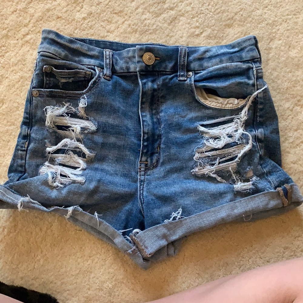 American Eagle curvy high rise shortie